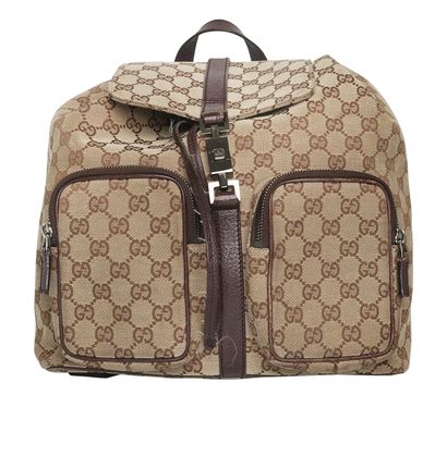 Gucci Single Buckle Backpack, &pound;350, Front view